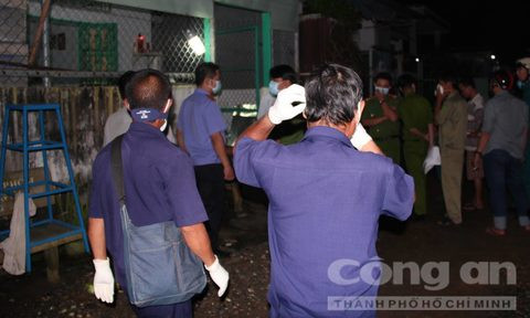 Hiện trường vụ việc.