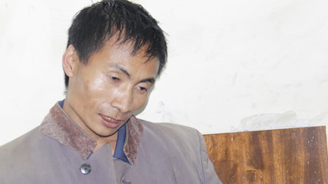 Đối tượng Tráng A Tá tại cơ quan điều tra. Ảnh: VOV