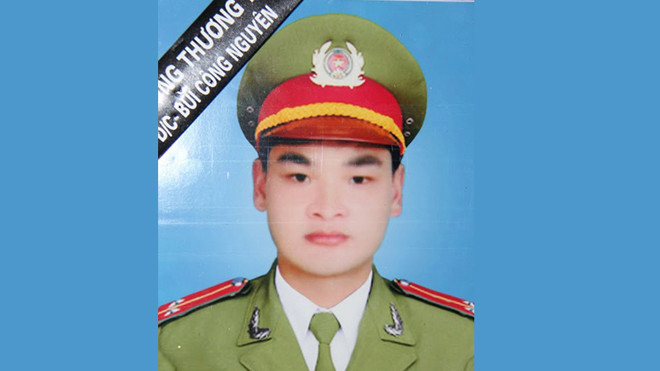 Di ảnh đồng chí Bùi Công Nguyên.