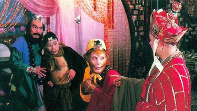Hình ảnh trong phim truyền hình "Tây du ký" 1986.