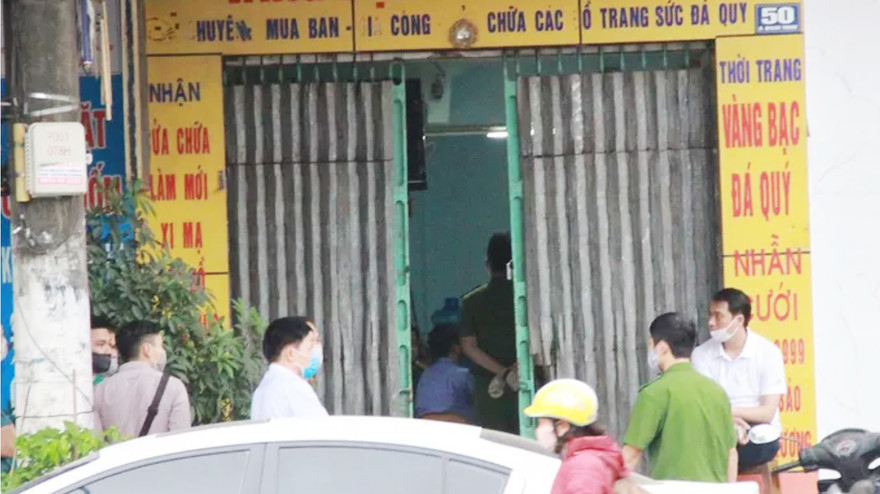 Ngôi nhà nơi ông Minh tử vong sau khi uống chất độc Cyanua