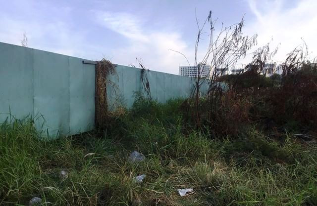 Hiện trường nơi phát hiện tử thi.