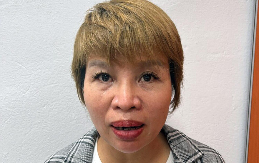 Đối tượng Nguyễn Thị Hà. Ảnh Công an cung cấp.