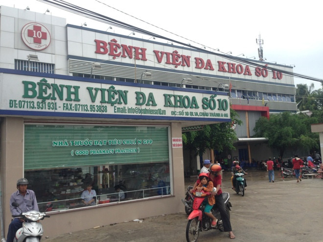 Bệnh viện Đa khoa Số 10 ở Hậu Giang.