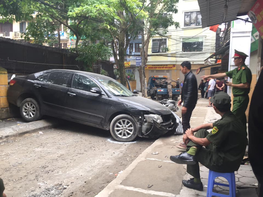 Hiện trường vụ tai nạn. Ảnh: N.T