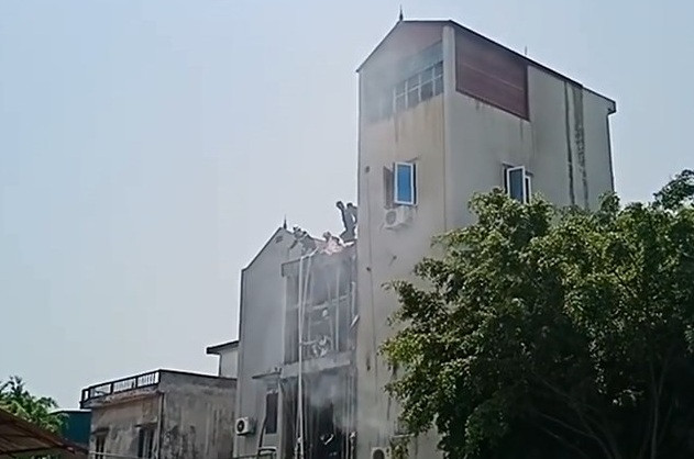 Hiện trường vụ cháy. Ảnh: ANTĐ