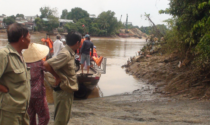 Khu vực phát hiện nạn nhân.