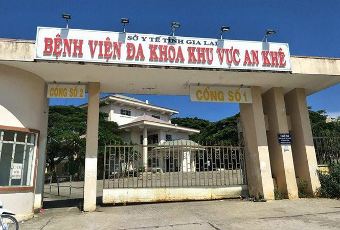 BV Đa khoa khu vực An Khê nơi xảy ra sự việc