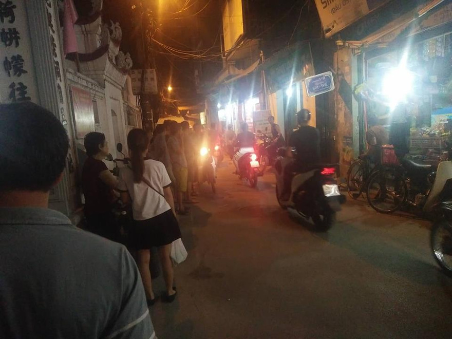 Ngõ dẫn vào khu vực xảy ra vụ việc.