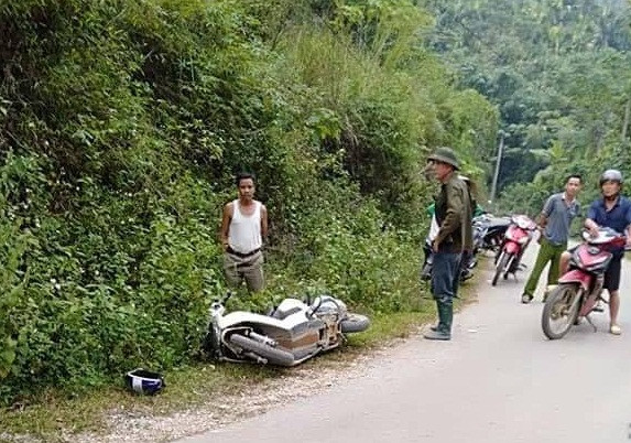 Hiện trường vụ việc nơi nam thanh niên bịa chuyện bị cướp.