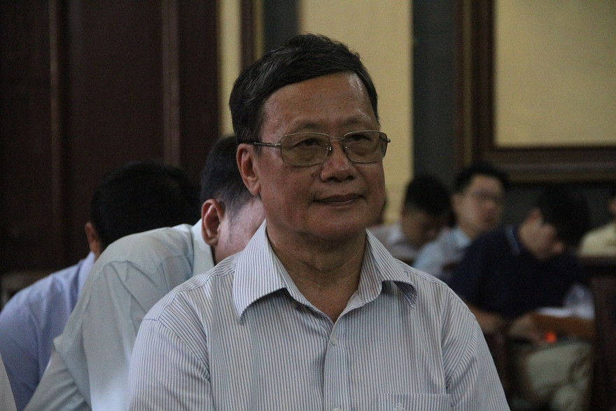 Chủ tịch MHB, bị cáo Huỳnh Nam Dũng tại tòa. Ảnh: Tân Châu