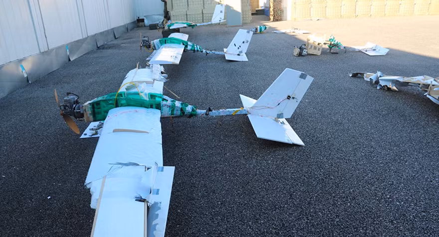 Các máy bay không người lái được sử dụng trong vụ tấn công hai cơ sở quân sự của Nga ở Syria. Ảnh: Bộ Quốc phòng Nga