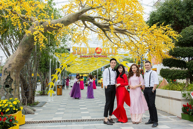 Đặc sắc Lễ hội “Mai vàng sắc xuân” Sun World Danang Wonders