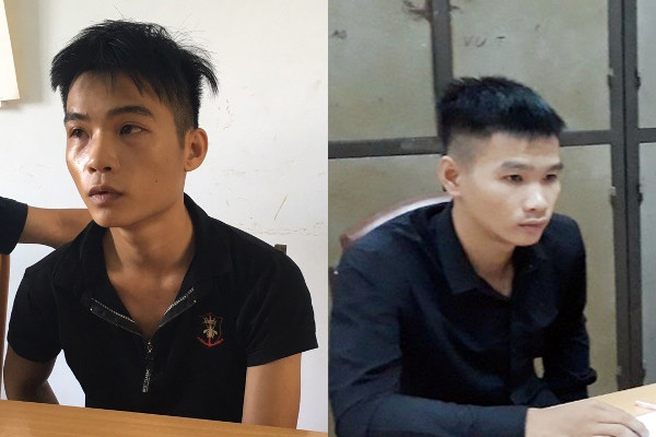 Hai đối tượng Hiền và An bị bắt giữ. Ảnh: CAND.