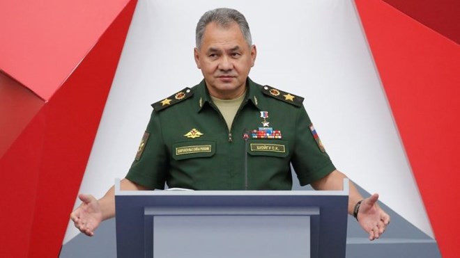 Bộ trưởng Quốc phòng Nga Sergei Shoigu. (Nguồn: Reuters)