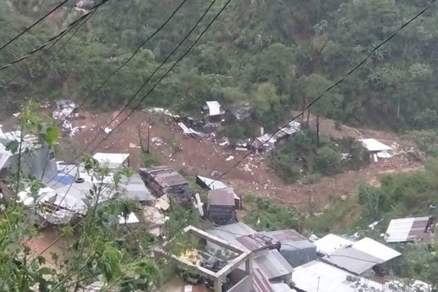 Nơi xảy ra vụ lở đất khiến 30 thợ mỏ thiệt mạng. (Nguồn: rappler.com)