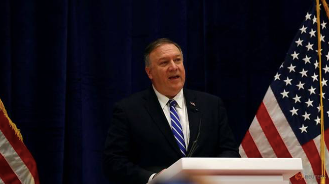 Ngoại trưởng Mỹ Mike Pompeo vừa chỉ trích Trung Quốc trong hàng loạt vấn đề, từ Hong Kong đến Đài Loan và biển Đông. (Ảnh: Reuters)