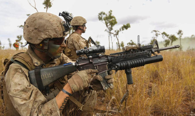 Lính thủy quân lục chiến Mỹ. Ảnh: Hải quân Mỹ.