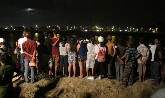 Khu vực hồ điều tiết nơi xảy ra vụ đuối nước thương tâm.