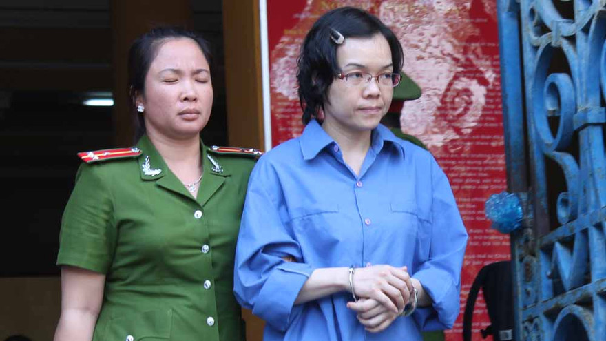 Bị cáo Huyền Như. Ảnh Việt Văn.