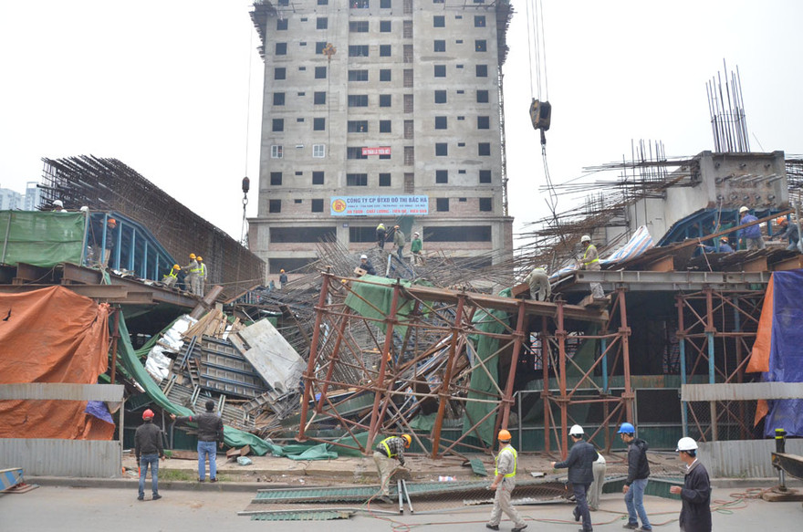 Hiện trường vụ việc. Ảnh: Thanh Hà.