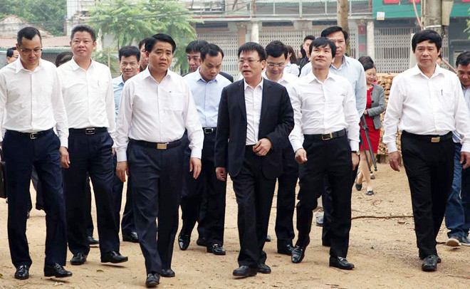 P khảo sát tình hình GPMB khu CNC Hoà Lạc