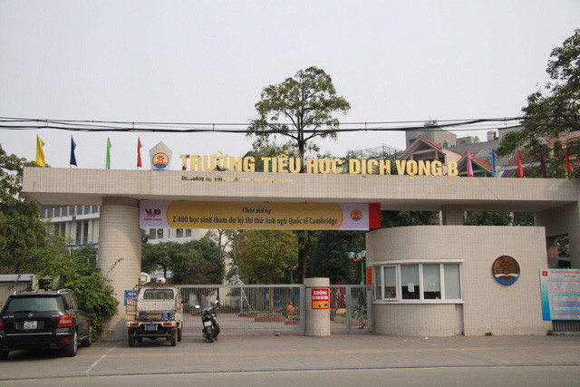 Trường tiểu học Dịch Vọng B. Ảnh: DANH TRỌNG