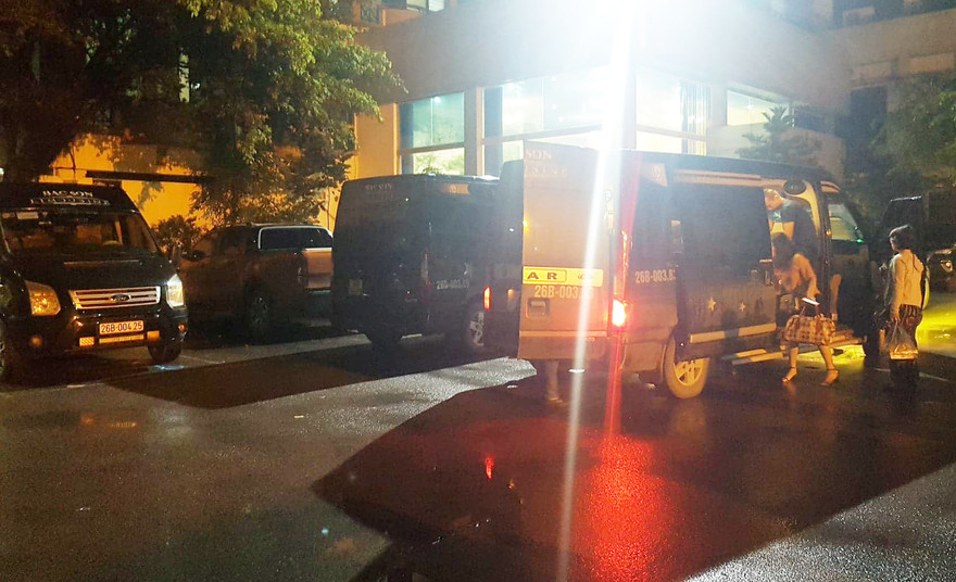 Nhà khách Sơn La trở thành bến xe trá hình của nhà xe Bắc Sơn. 