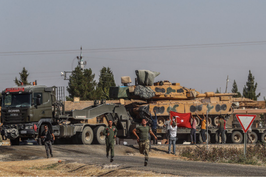 Thổ Nhĩ Kỳ đang triển khai chiến dịch tấn công vào đông bắc Syria. (Ảnh: EPA)