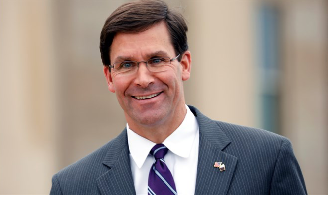 Bộ trưởng Quốc phòng Mỹ Mark Esper. (Ảnh: Reuters)
