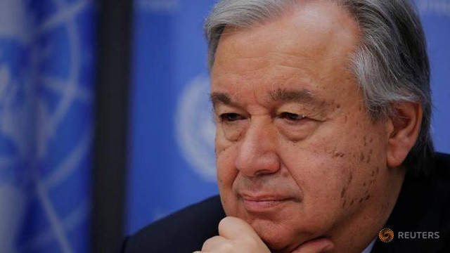 Tổng thư ký Liên Hợp Quốc Antonio Guterres (Ảnh: Reuters)