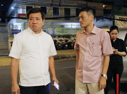 Ông Đoàn Ngọc Hải ra quân đêm 9/9. Ảnh: VnExpress.