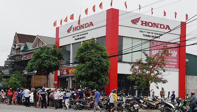 Hiện trường vụ điện giật.