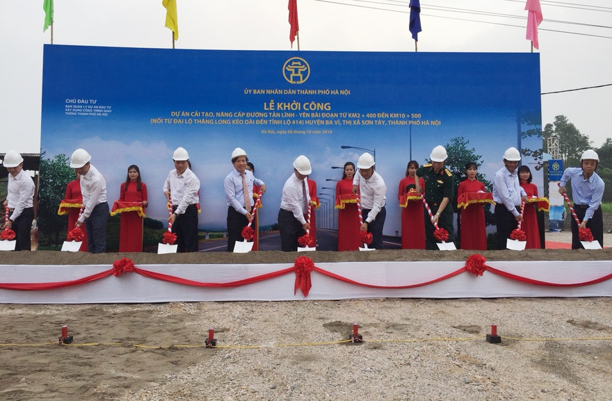 Lễ khởi công dự án đường Tản Lĩnh - Yên Bài