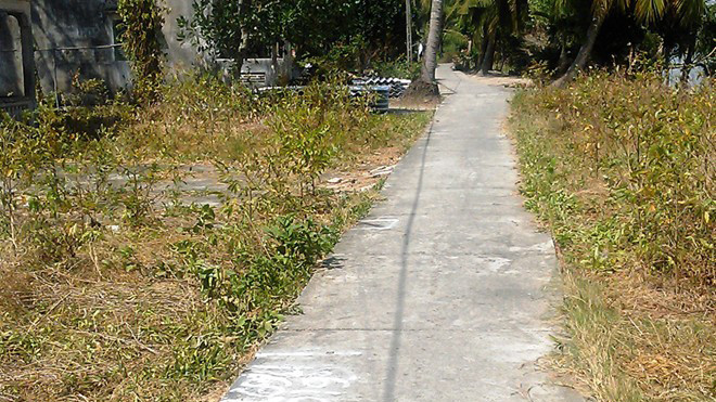 Đoạn đường nơi Kỷ té xe. Ảnh: CTV