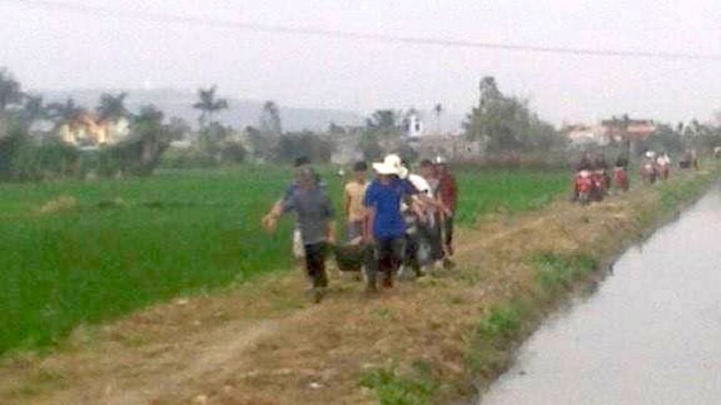 Khu vực phát hiện nạn nhân