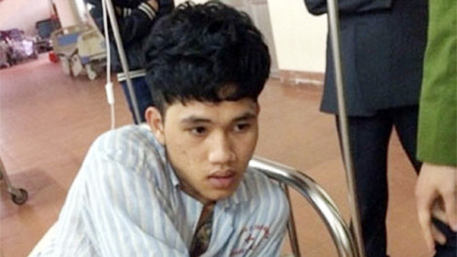 Đối tượng Đồng Tiến Dũng đang được điều trị tại bệnh viện