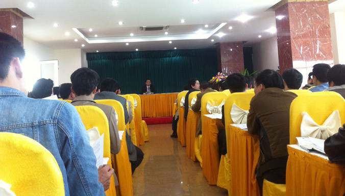 Toàn cảnh buổi họp báo. Ảnh: Hoàng Lam.