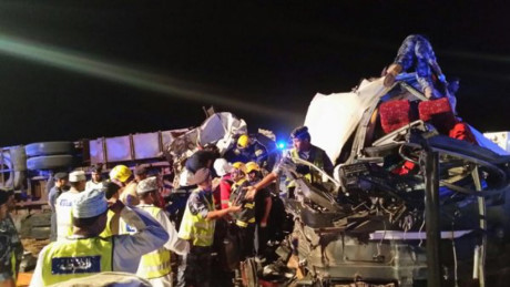 Hiện trường vụ tai nạn. Nguồn: ibri.