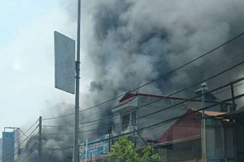 Hiện trường vụ cháy. Ảnh: ANTĐ.