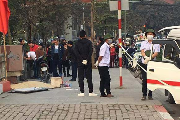 Hiện trường vụ việc.