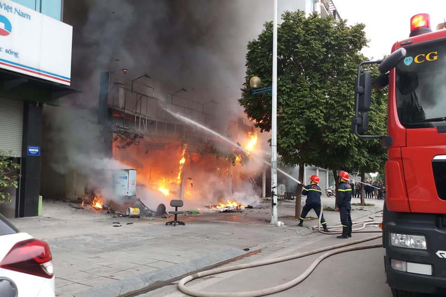 Hiện trường vụ cháy. Ảnh: FB.