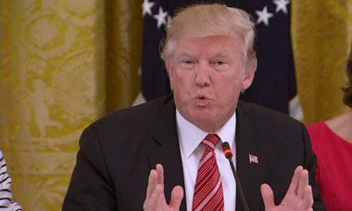 Tổng thống Mỹ sắp xem xét phương án quân sự với Triều Tiên. Ảnh: CNN.