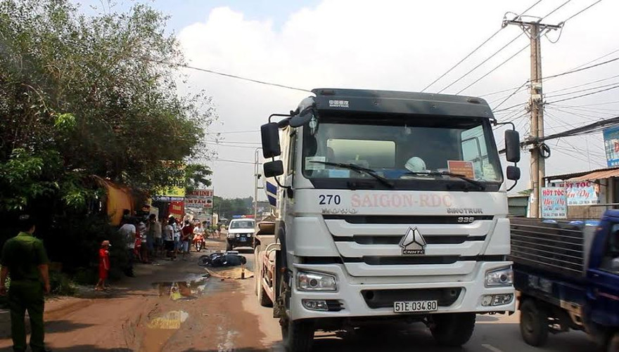 Hiện trường vụ tai nạn