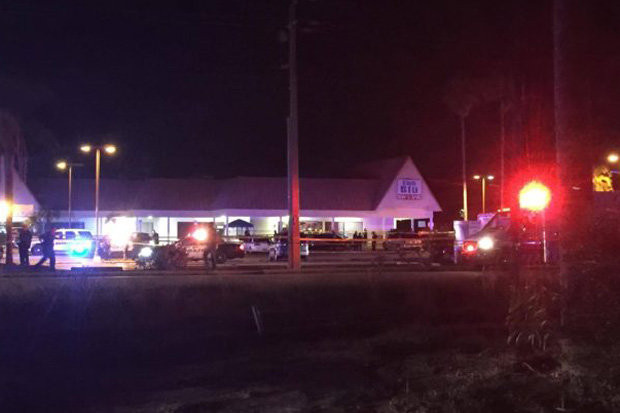 Hiện trường vụ xả súng.