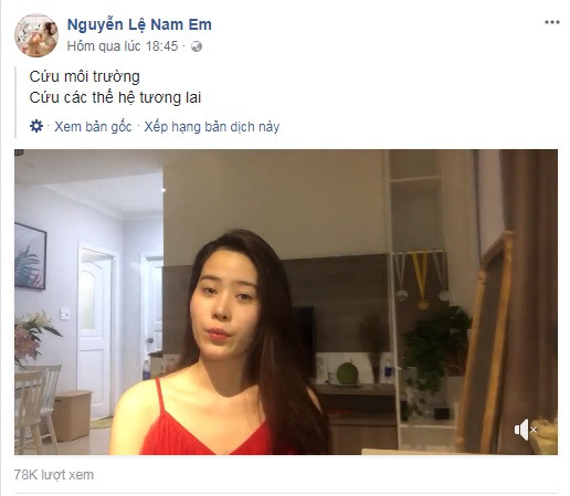 Nam Em gây khó hiểu khi nói về thảm họa trái đất và ngày tận thế.