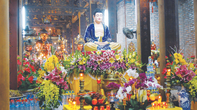 Tượng mới tại chùa