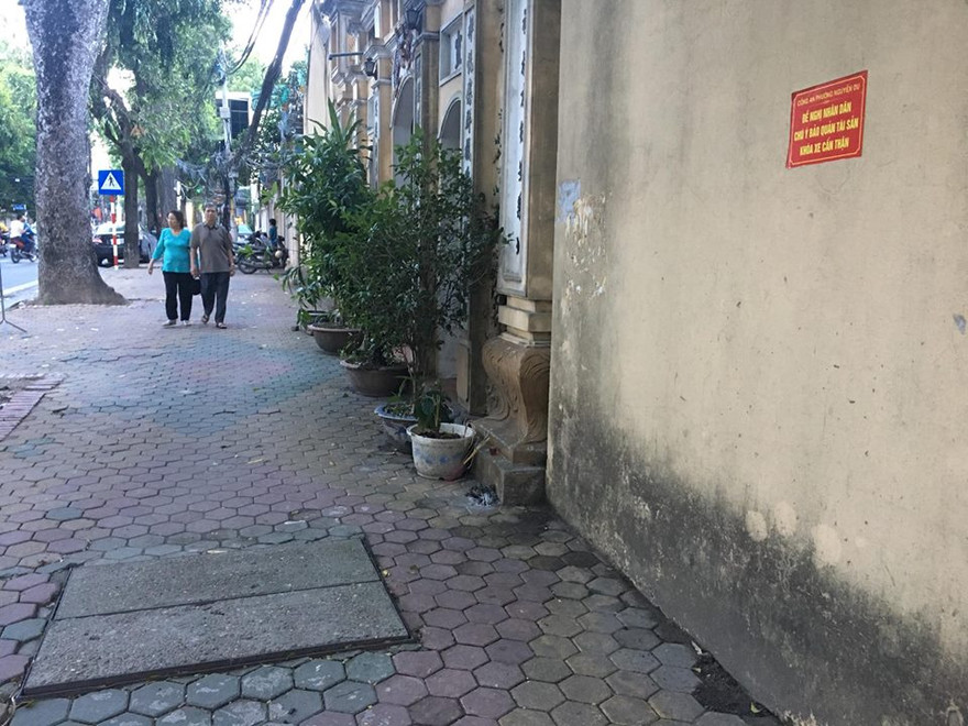 Hiện trường vụ việc.