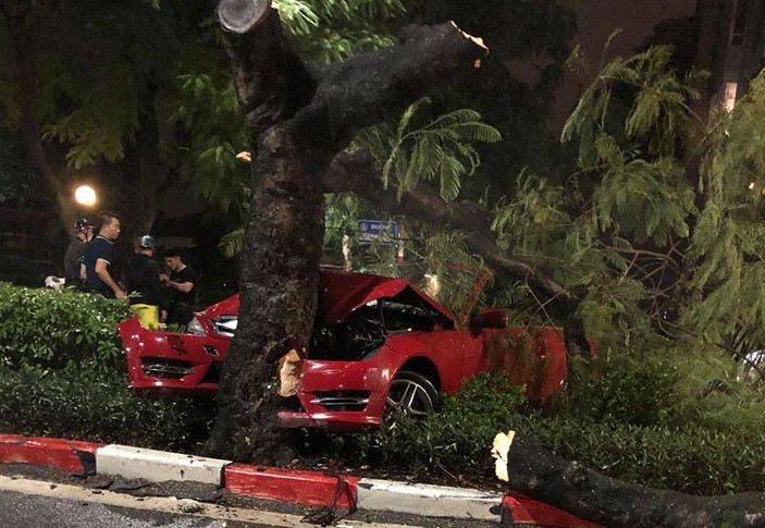 Hiện trường vụ tai nạn. Ảnh: OFFB