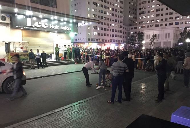 Hiện trường vụ việc.